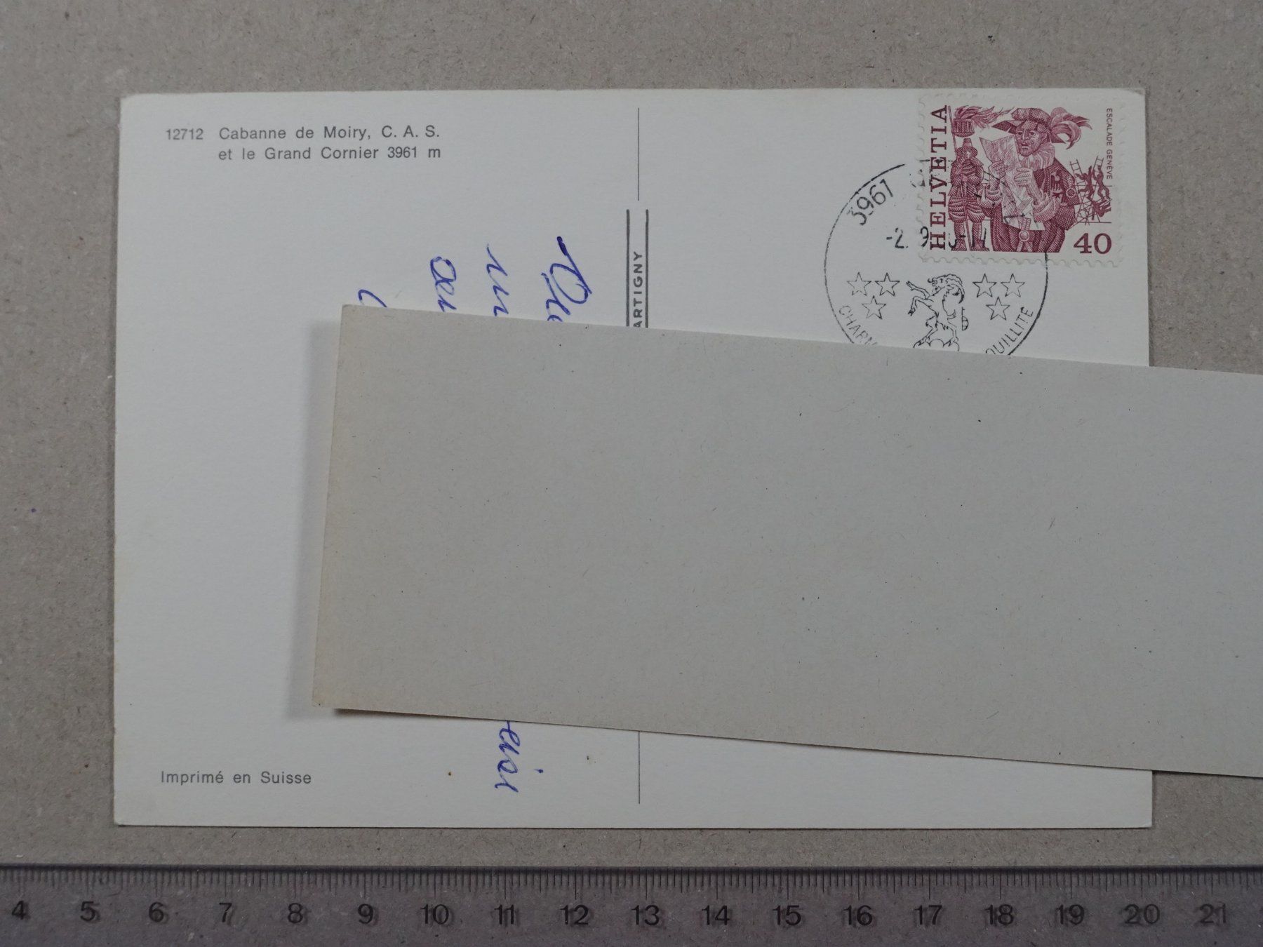 Cartes postales: Cabane de Moiry C.A.S., Grand Cornier, SAC – D'occasion à Lenzburg par fh1 1