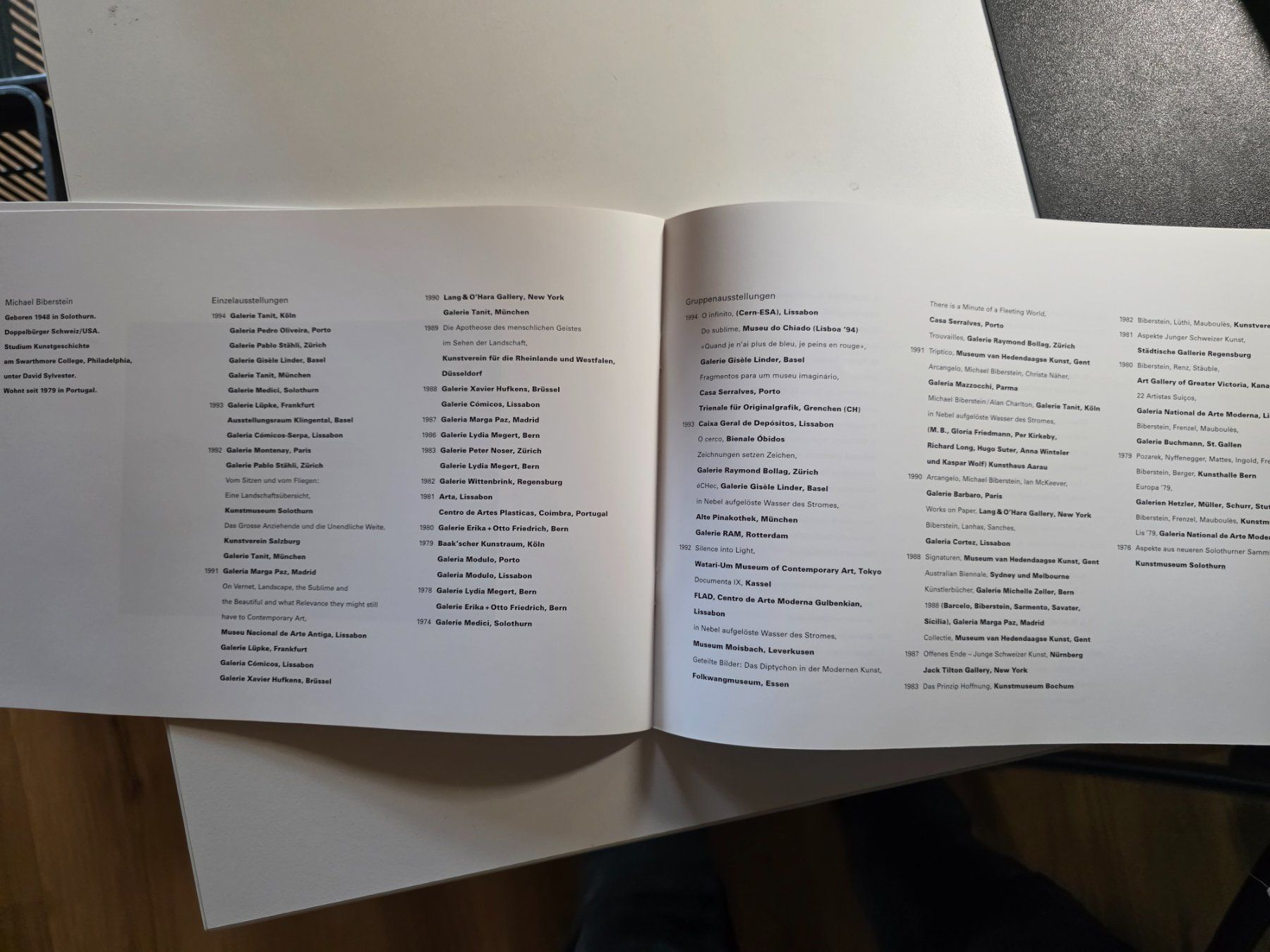 Libri: Michael Biberstein - Kunsthalle Winterthur 1995 – Usato da Walterswil BE venduto da Lonitti 4
