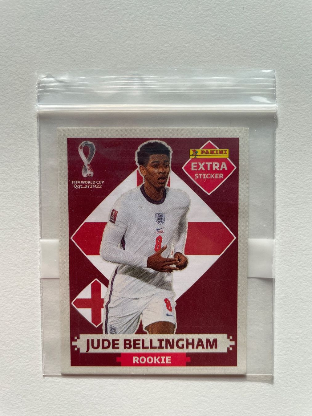 Panini Carte collezionabili: Extra Sticker Bellingham Base - World Cup 2022 - Panini – Usato da La Conversion venduto da Stansmith85