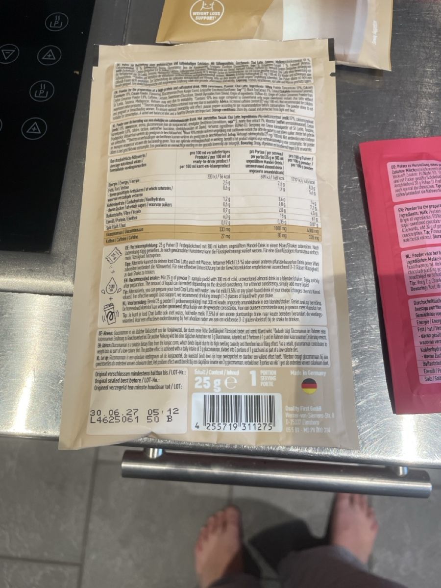 More Nutrition Aliments & Spécialités: More Protein Pudding, Sauce Fix, Iced Chai Latte Sachets – Neuf avec emballage d'origine à Signau par aenneli__ 3
