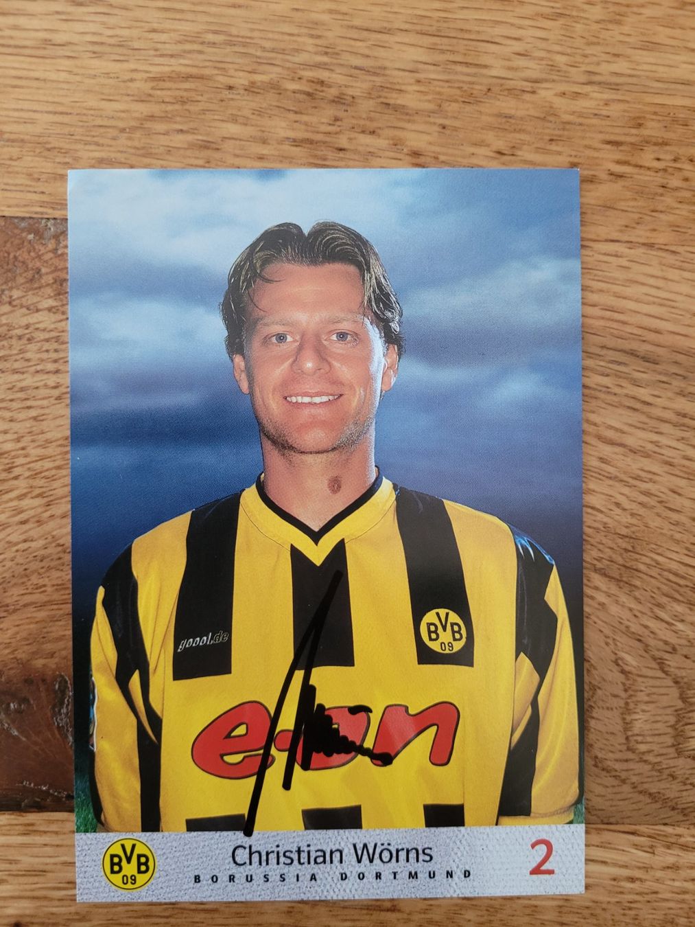 Autografi: Autogrammkarte Christian Wörns / handsigniert / BVB – Nuovo (secondo la descrizione) da Luzern venduto da Drsnoeggels