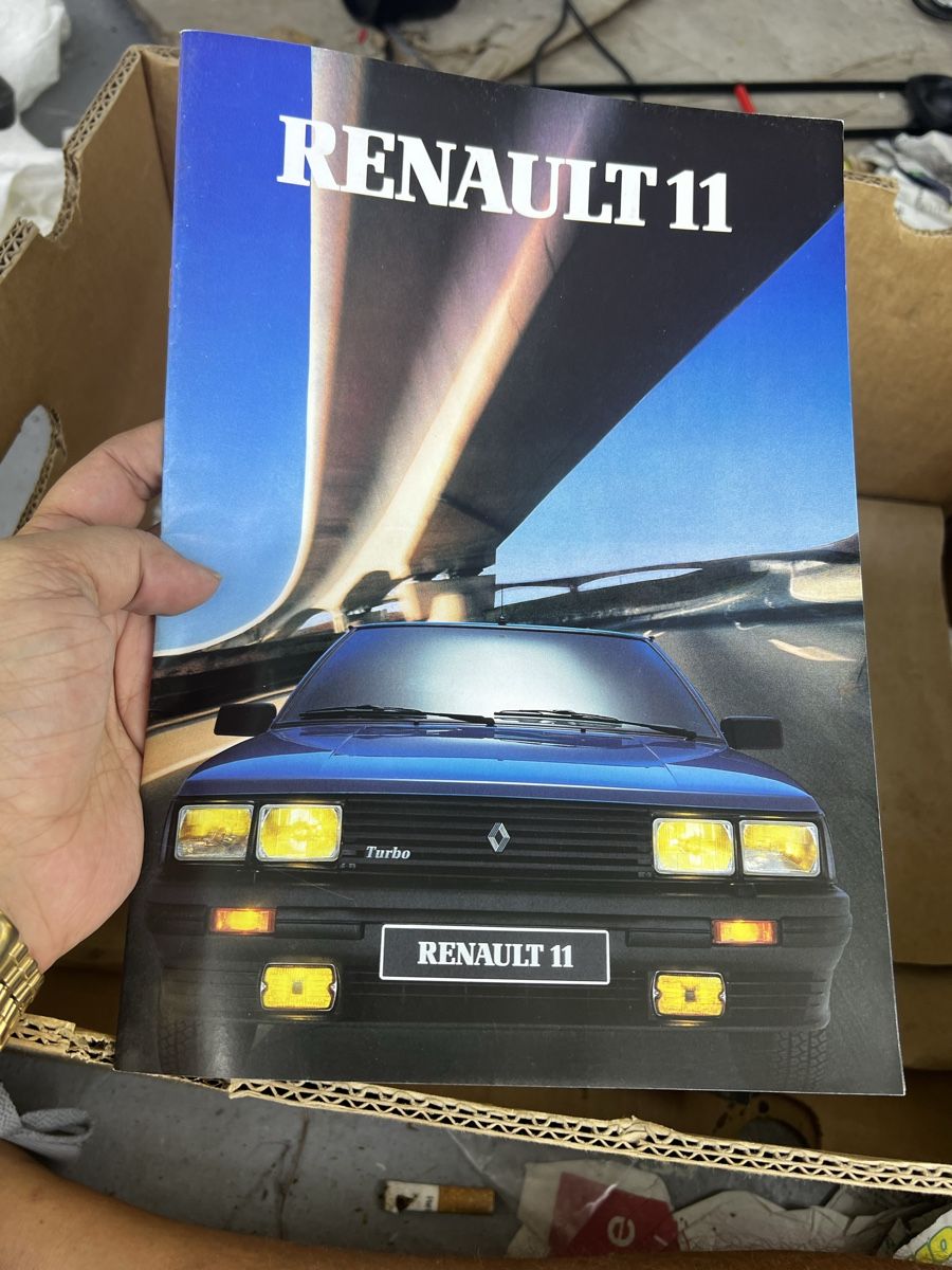 Renault Documenti: Alter Renault 11 Turbo Prospekt Deutsch – Usato da Wettingen venduto da NickInc