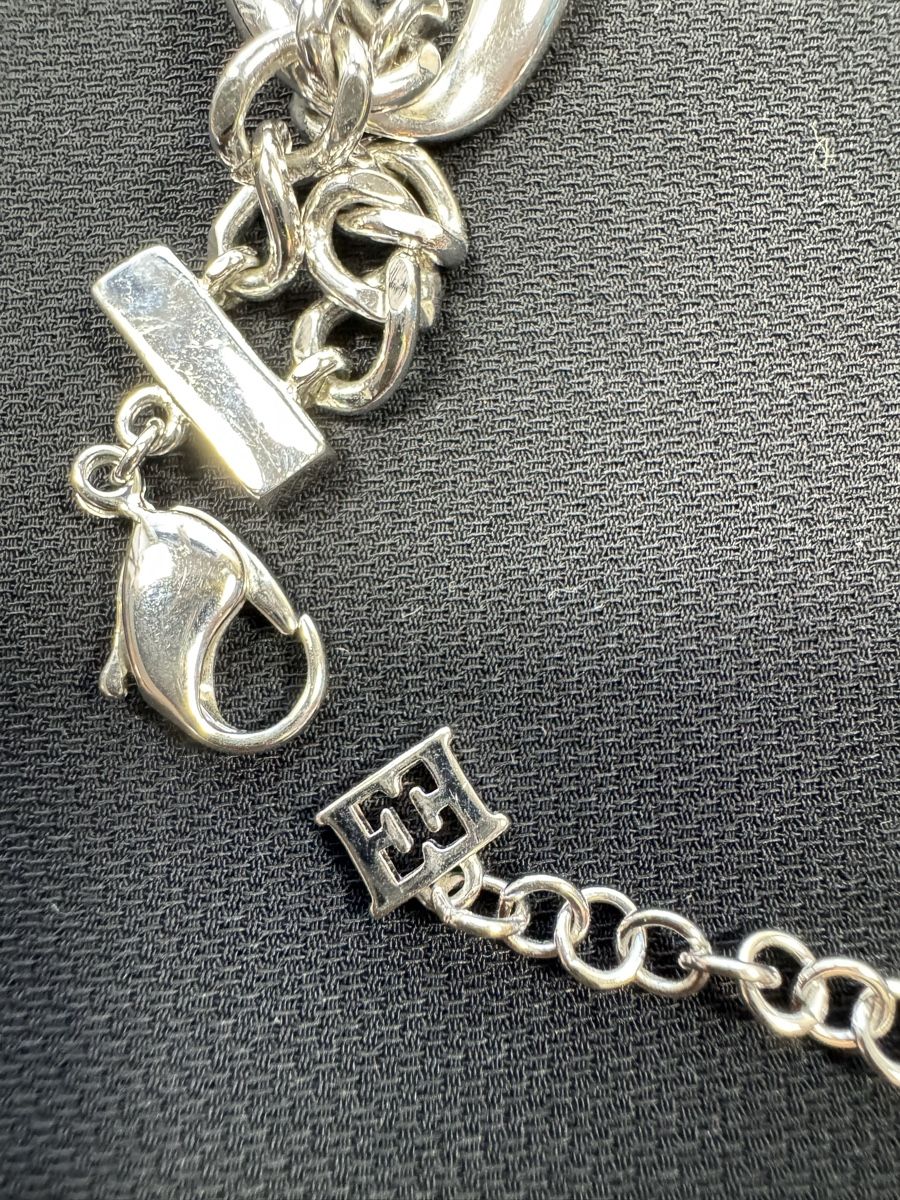 Escada Catenine: Silver Statement Necklace with Rhinestones by Escada – Usato da Hurden venduto da rac_wyf8 2