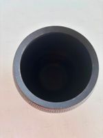 Grand vase décoratif moderne noir 16 cm hauteur
