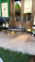 Vintage Sessel Acryl / Plexiglas – Space Age Design Schwarz