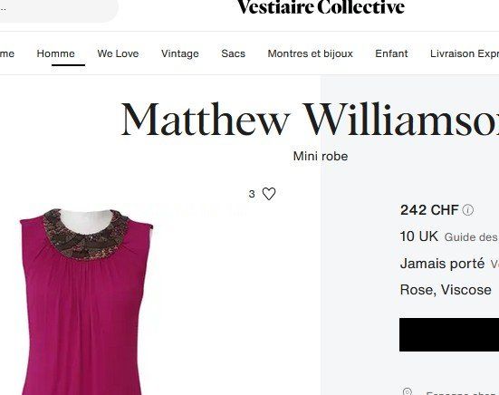 Vestiti: Matthew Williamson Kleid / robe S/M – Usato da Collonges venduto da arashee 5