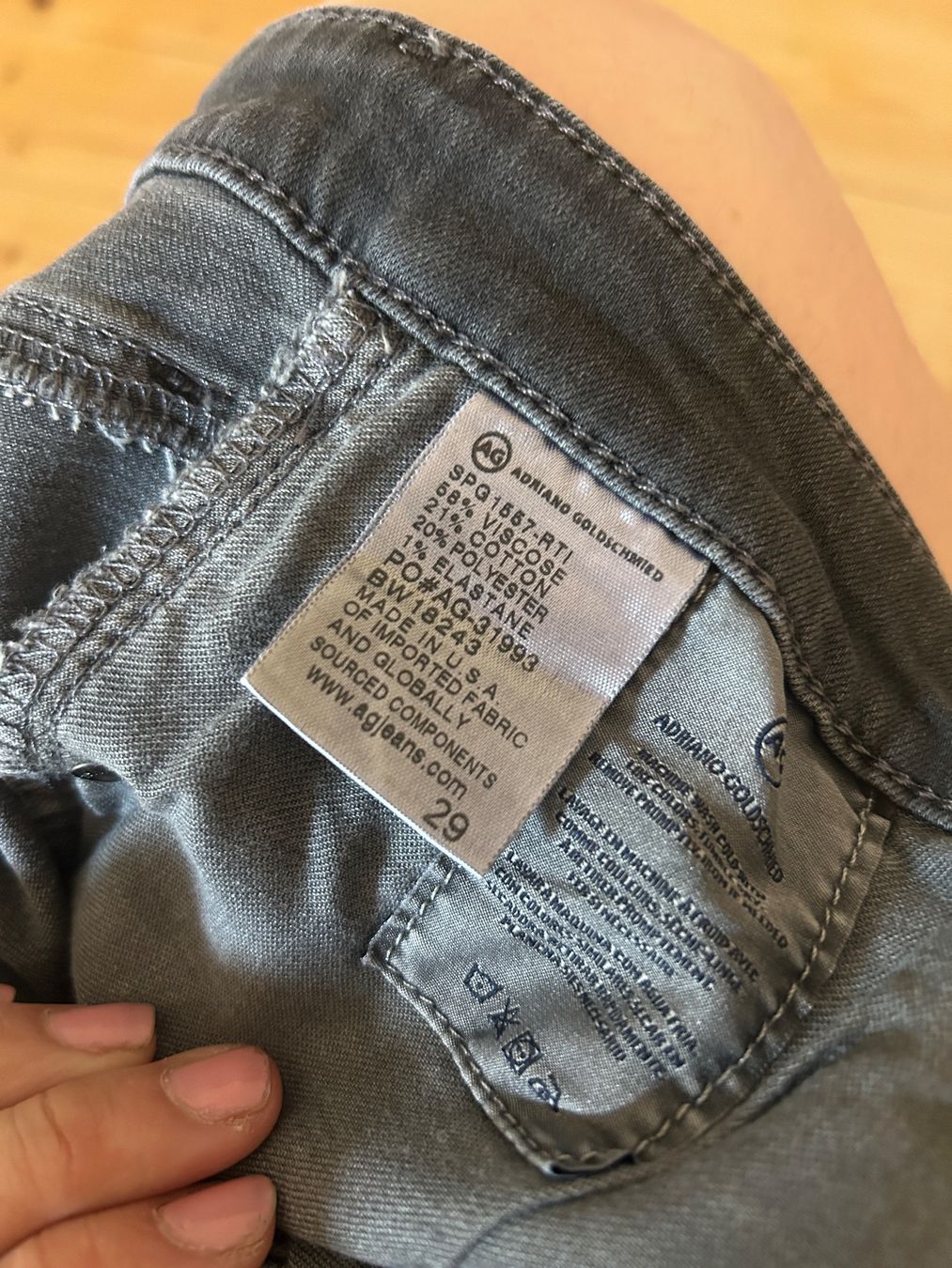 Jeans: Adriano Goldschmied Prima Cropped Mid-Raise - W29 – Usato da Illnau venduto da Monkky 8