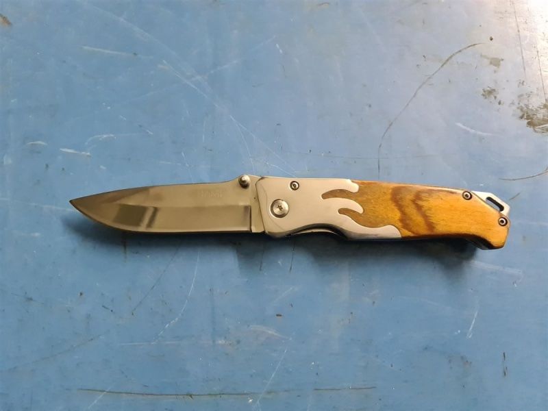 Posate: schönes edles Messer Holzgriff brau – Nuovo e nell'imballaggio originale da Necker venduto da liq24 4