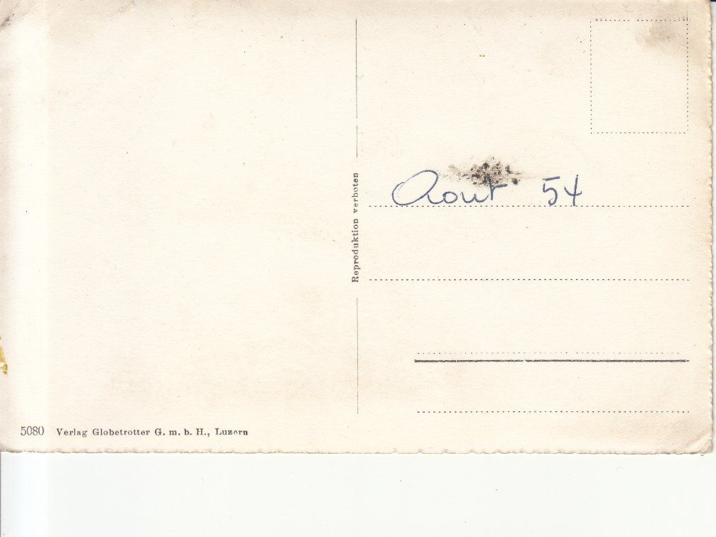 Cartoline postali: Axenstrasse 1954 – Usato da Bürglen TG venduto da StampGraf 1
