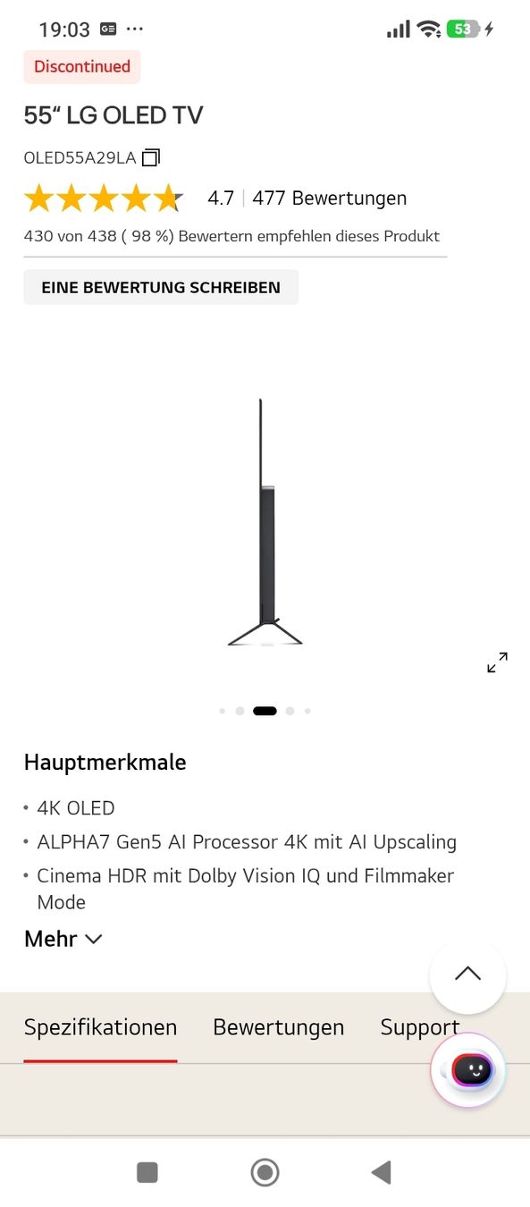 LG Televisori: LG OLED TV 55" / 139 cm – Nuovo (secondo la descrizione) da Kreuzlingen venduto da matze011 2
