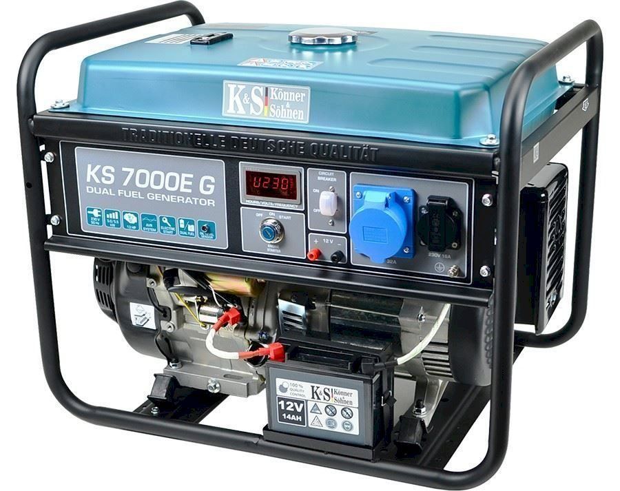 Generatori di corrente: LPG/Benzin-Generator Könner & Söhnen – Nuovo e nell'imballaggio originale da Bottighofen venduto da zaap 3