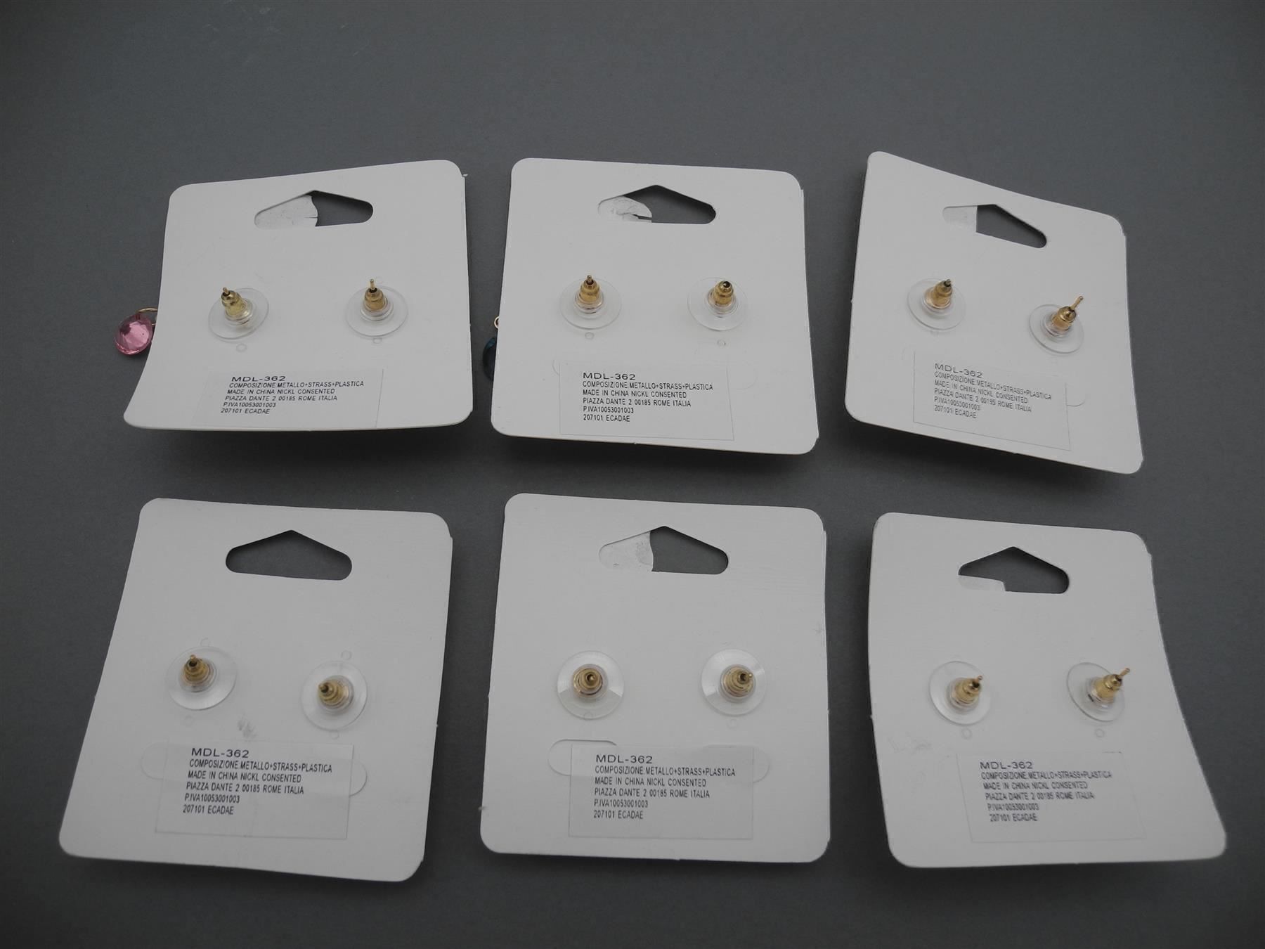 Ohrringe & -stecker: 6 Paar Modeschmuck Ohrstecker, Nr. 73b – Neu (gemäss Beschreibung) aus Kottwil von Crazyrolf 2