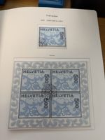 Stickerei Block mit Ausgabetag Stempel 21.6.2000 St Gallen