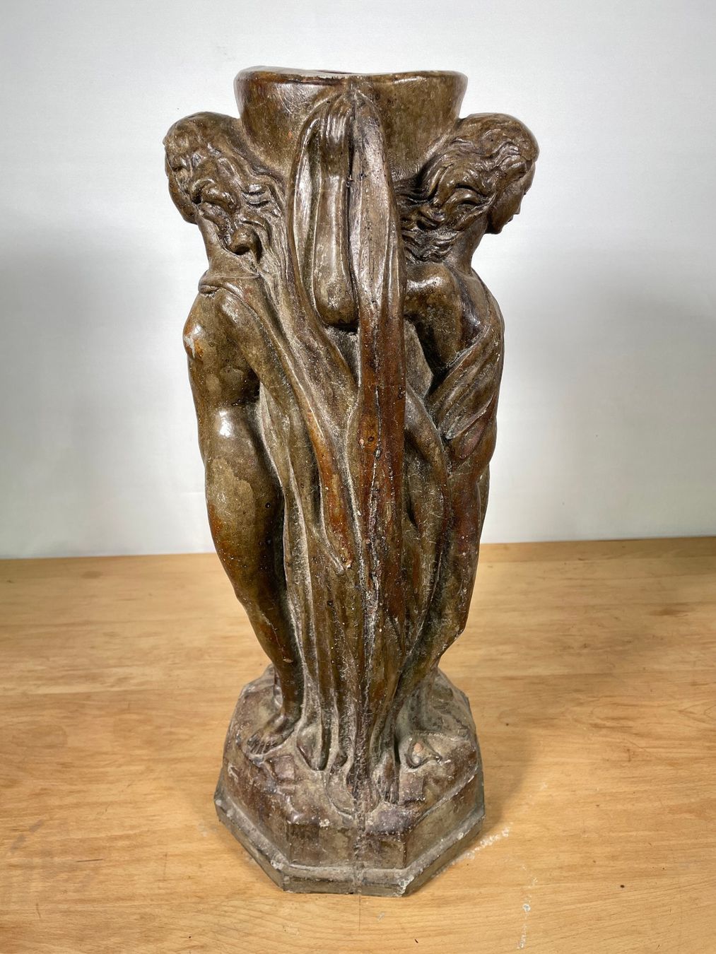 Skulpturen & Statuen: Grosse Vintage Three Graces Figurenlampe – Gebraucht aus Zürich von Hedwig-steig 1