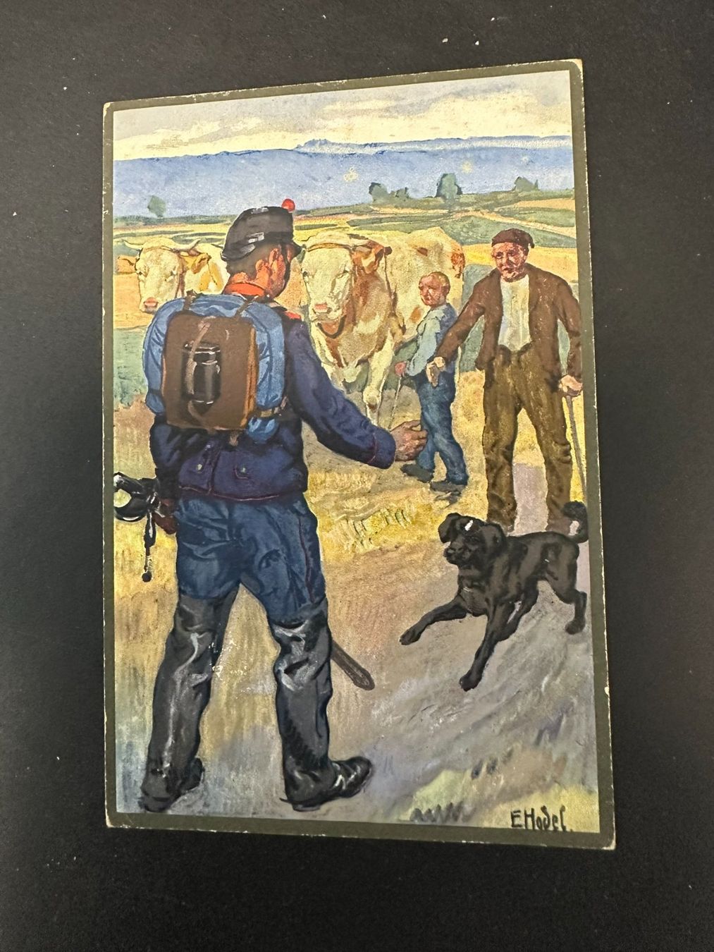 Cartoline postali: Grenzbesetzung 1914 – Usato da Lyssach venduto da Zsag
