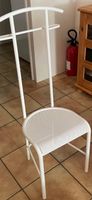 Ankleidestuhl weiss Metall guter Zustand