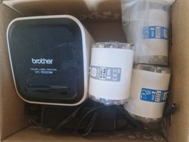 Brother VC-500W Farbetikettendrucker mit Zubehör