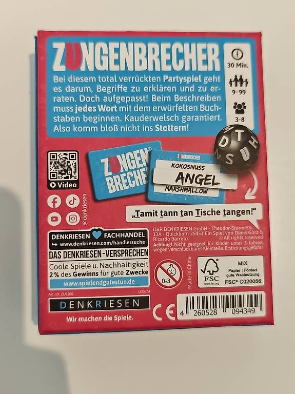 Spiele: Spiel Zungenbrecher  – Gebraucht aus Lachen SZ von Wunhas 1