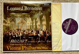 Mozart – Symphony No. 36 "Linz" Bernstein UK Decca LP 🛀TOP