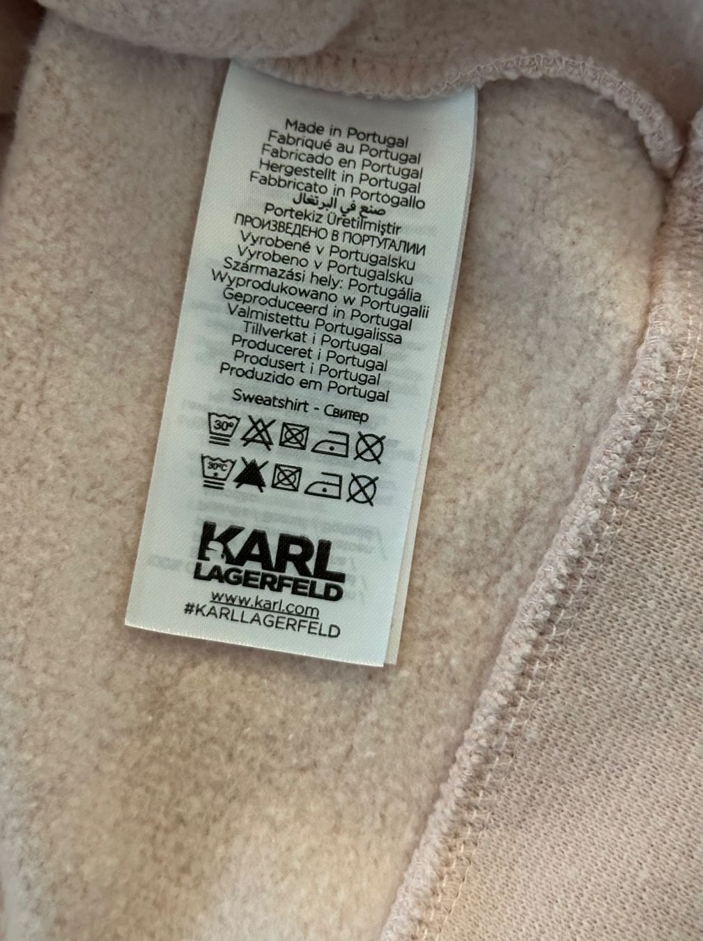 Karl Lagerfeld Pullover & Sweatshirts: Karl Lagerfeld Sweatshirt Pullover Gr.M Damen Rosa Bluse – Neu (gemäss Beschreibung) aus Zürich von dr.sisi 3