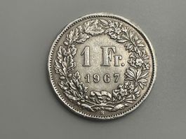 1 Fr. 1967 - vorz.+