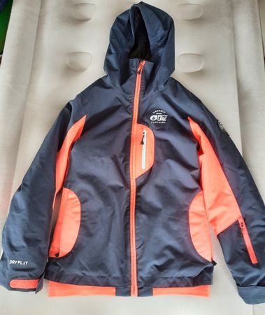 Veste ski Picture Organic, orange et noire, 16 ans