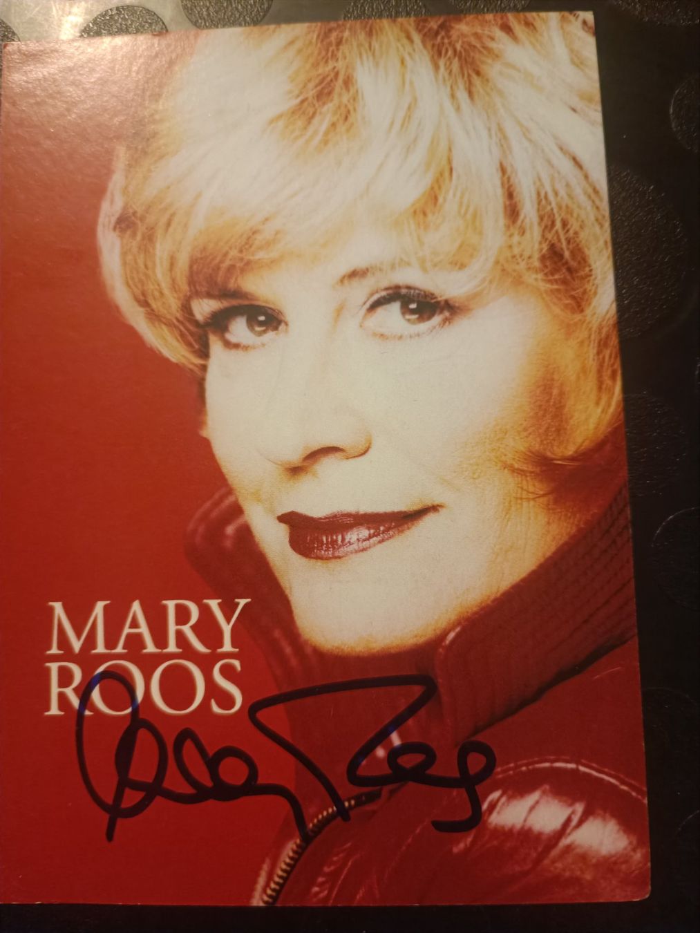Autografi: Mary Roos - signierte Autogrammkarte – Usato da Menziken venduto da Artographs