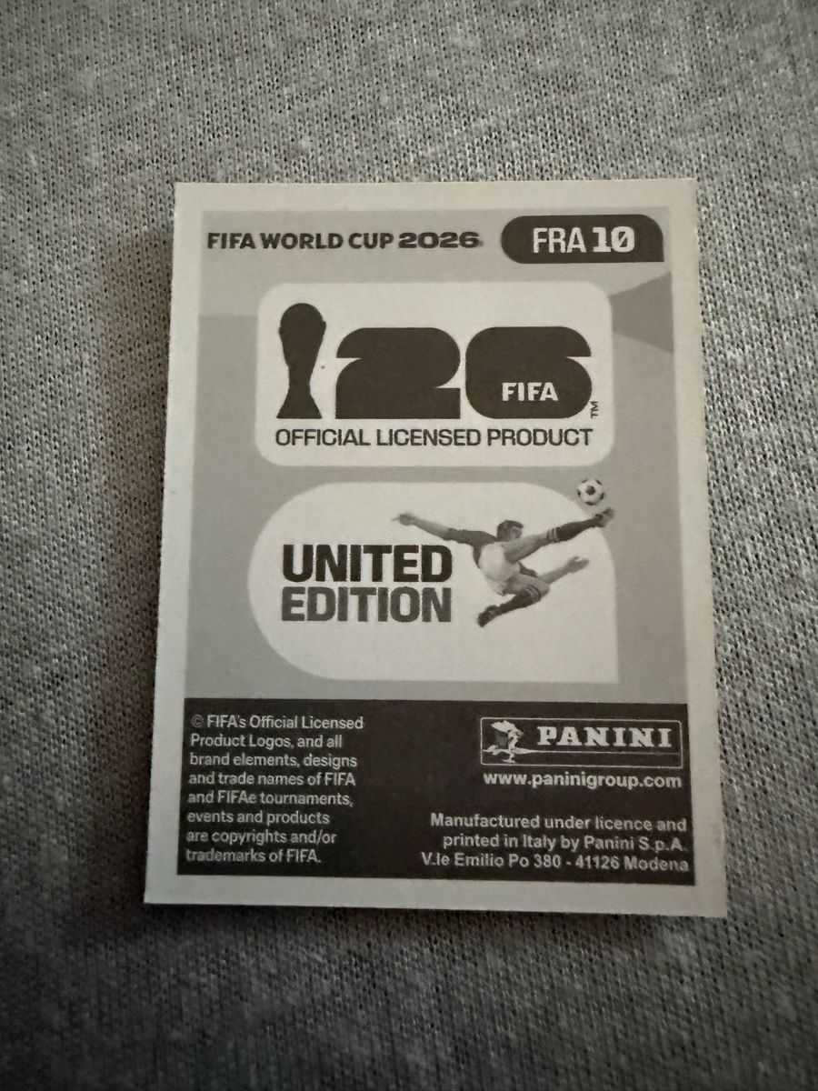 Panini Carte collezionabili: FRA10, Panini, WM26  – Nuovo (secondo la descrizione) da Amriswil venduto da ALETAL 1