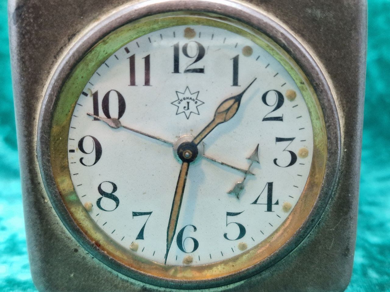 Junghans Sveglie: sehr seltene, antike, JUNGHANS, Reisewecker – Usato da Bassersdorf venduto da antikvintage 1