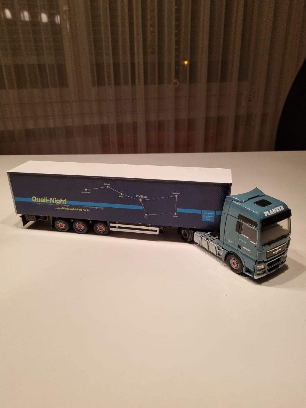 Tekno Kit di modellismo & Modellini statici: TEKNO Lastwagen Planzer 1:50 – Usato da Gossau SG venduto da freighttrain