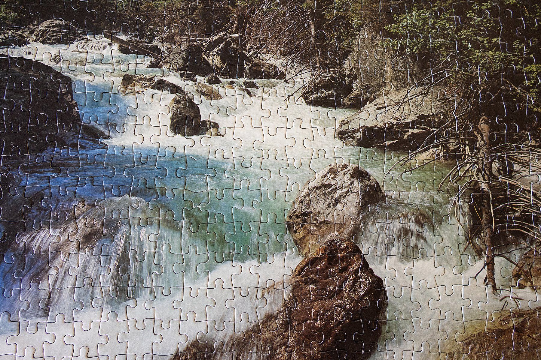 Puzzle: Schmid Puzzle - Der Reichenbach • Schweiz - 750 Teile – Usato da Auenstein venduto da Padabimbim 6