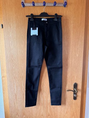 Cocogio Stoff-Hose schwarz Gr. M