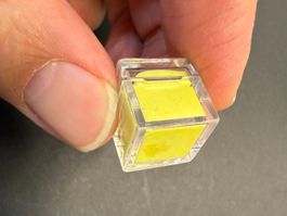 Schwefel, Elementwürfel 1 x 1 x 1 cm (Schwefel in Würfel)