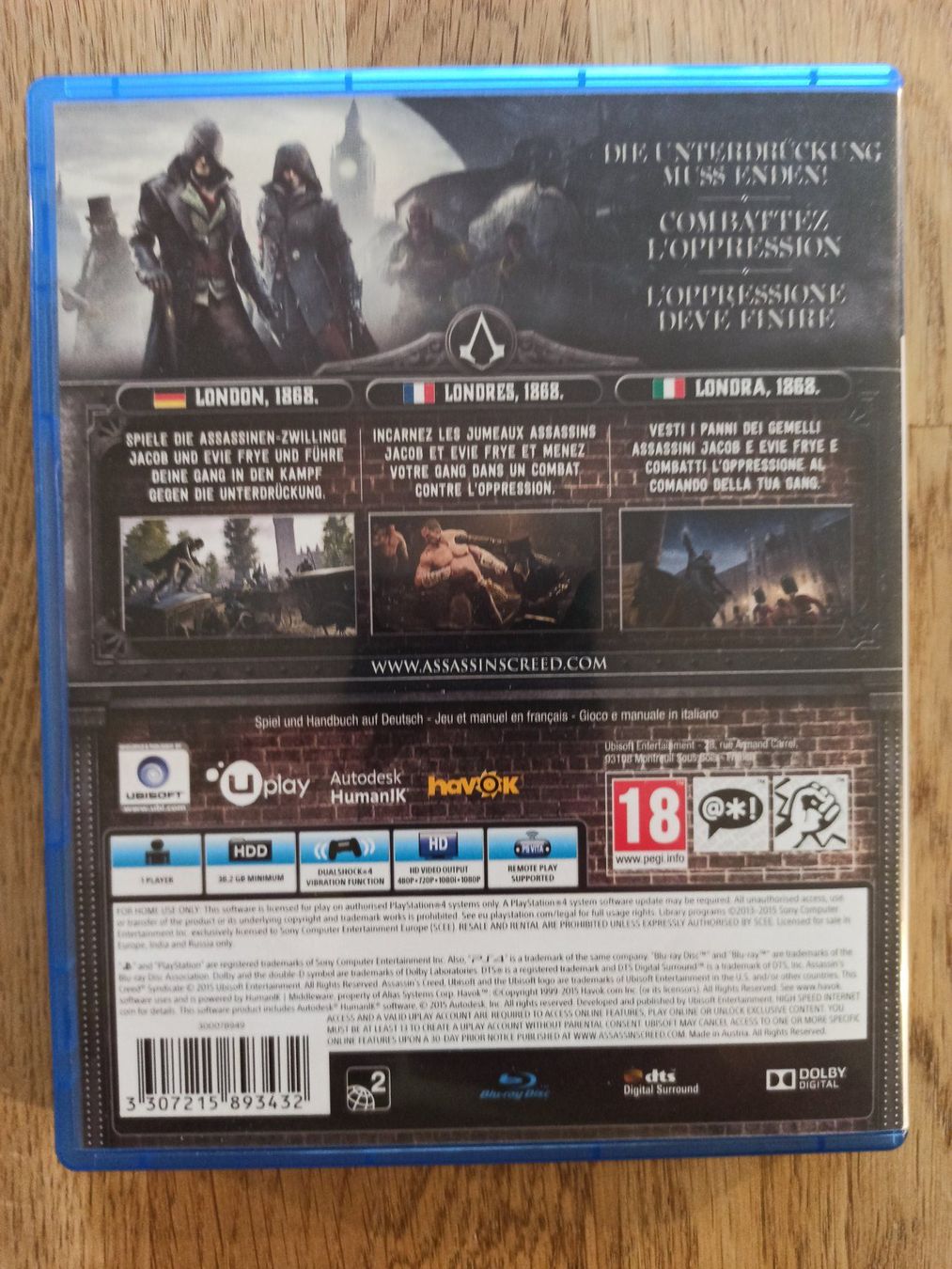 Giochi: Assassin's Creed Syndicate Special Edition PS4 / PS5 – Usato da Oberweningen venduto da mar_87mx 1