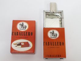 Vintage Caballero Zigaretten Taschen Aschenbecher NOS