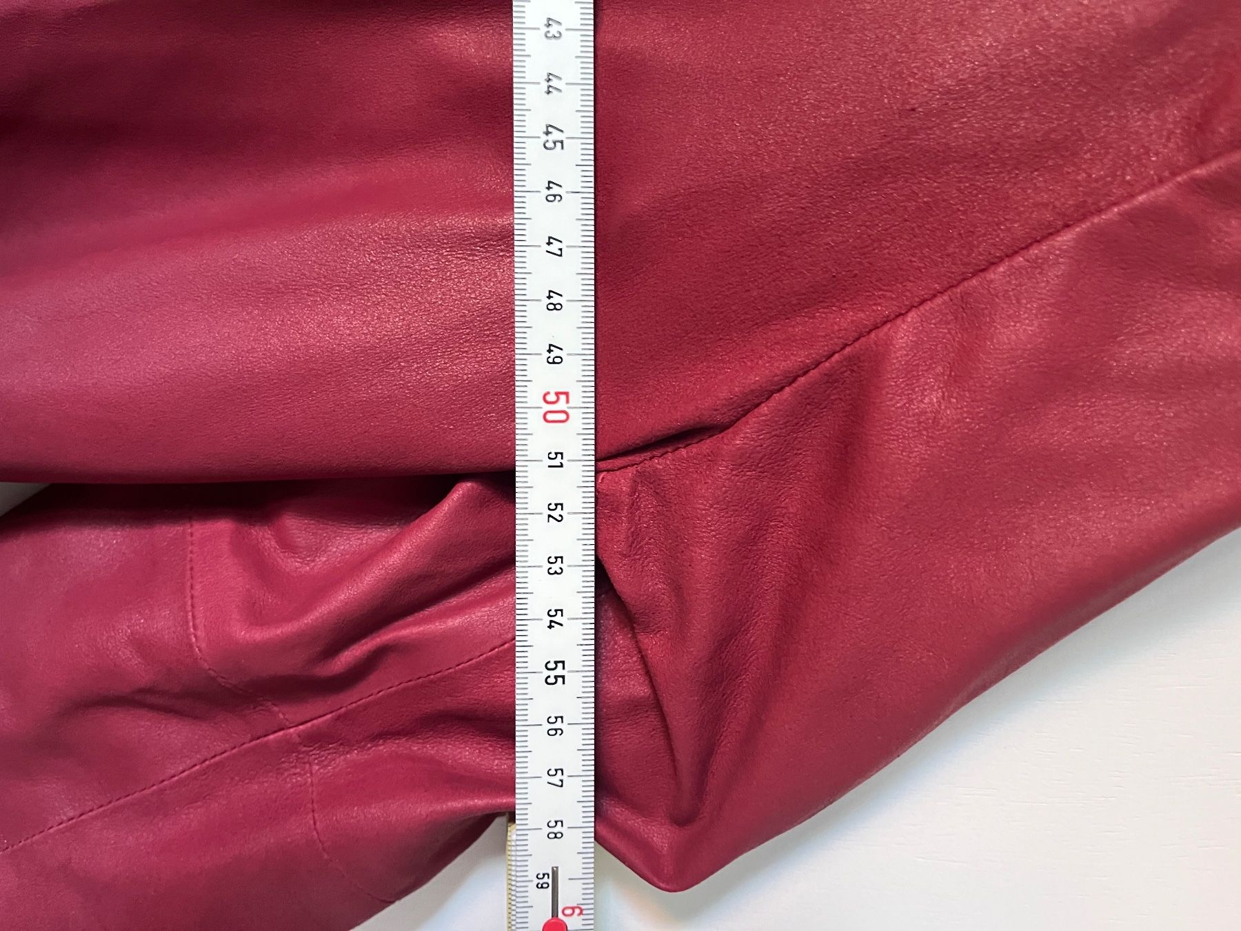 Giacche: Rote ziegenlederjacke, Gr. 36 – Usato da Baar venduto da DealDiHei 4