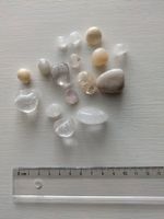 Trommelsteine in Weiss- /Beigetönen (16 Stück)