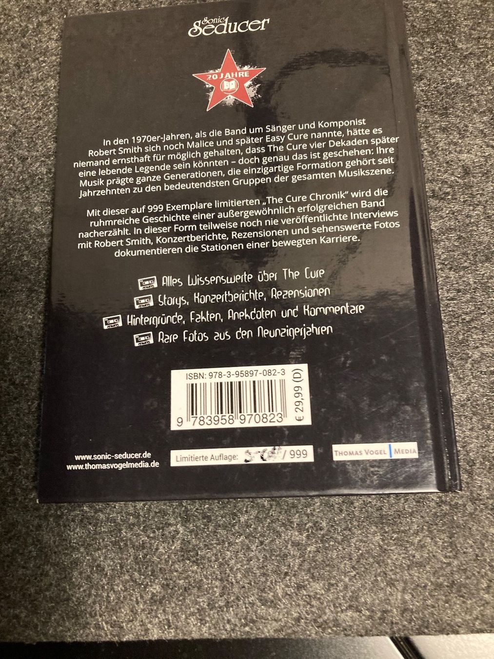 Libri: The Cure Chronik / Buch von Sonic Seducer – Usato da Fribourg venduto da Karushi 1