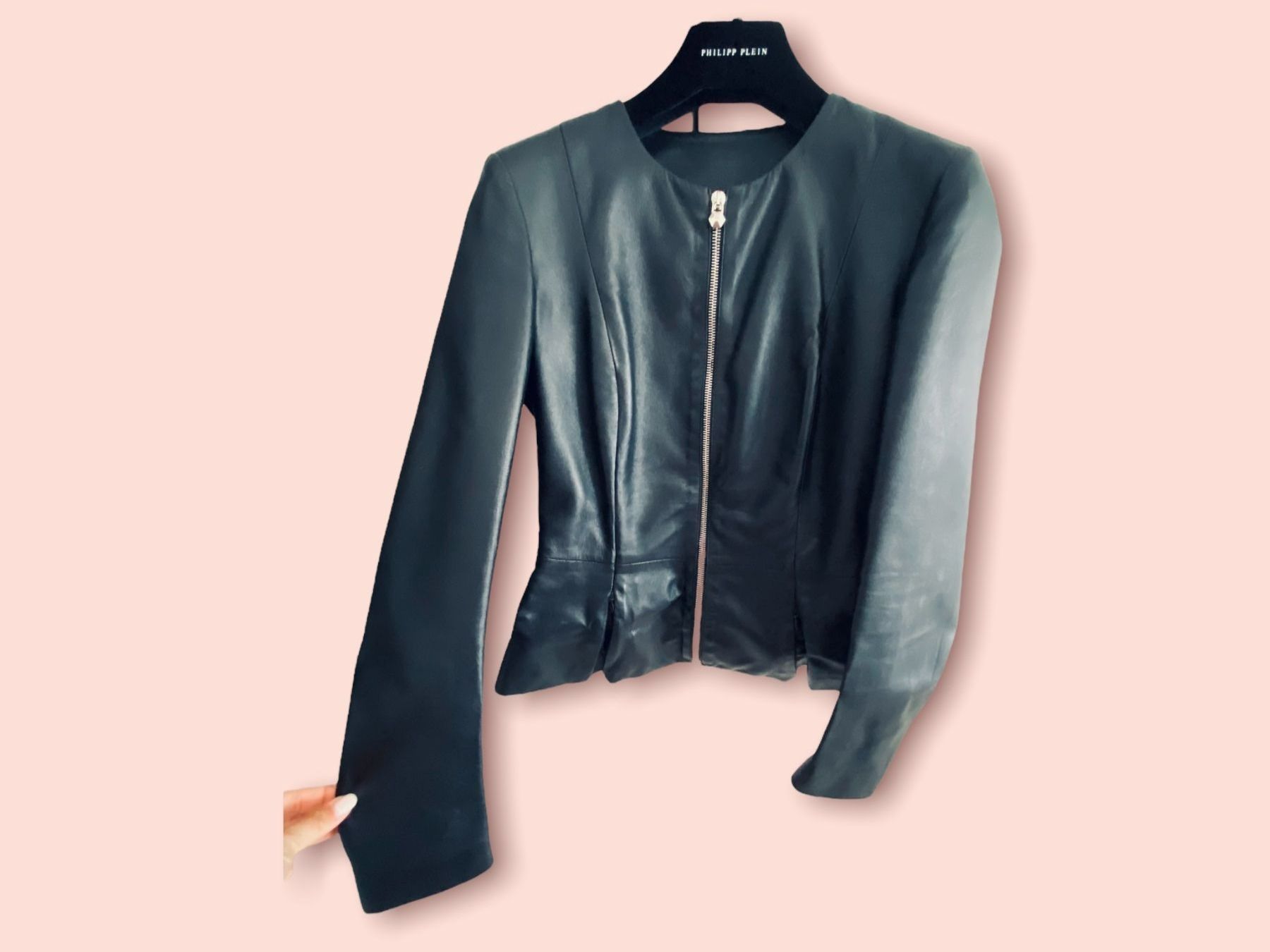 Philipp Plein Vestes: Philipp Plein Leather Jacket - S – D'occasion à Ponte Tresa par La_Vie_En_Rose