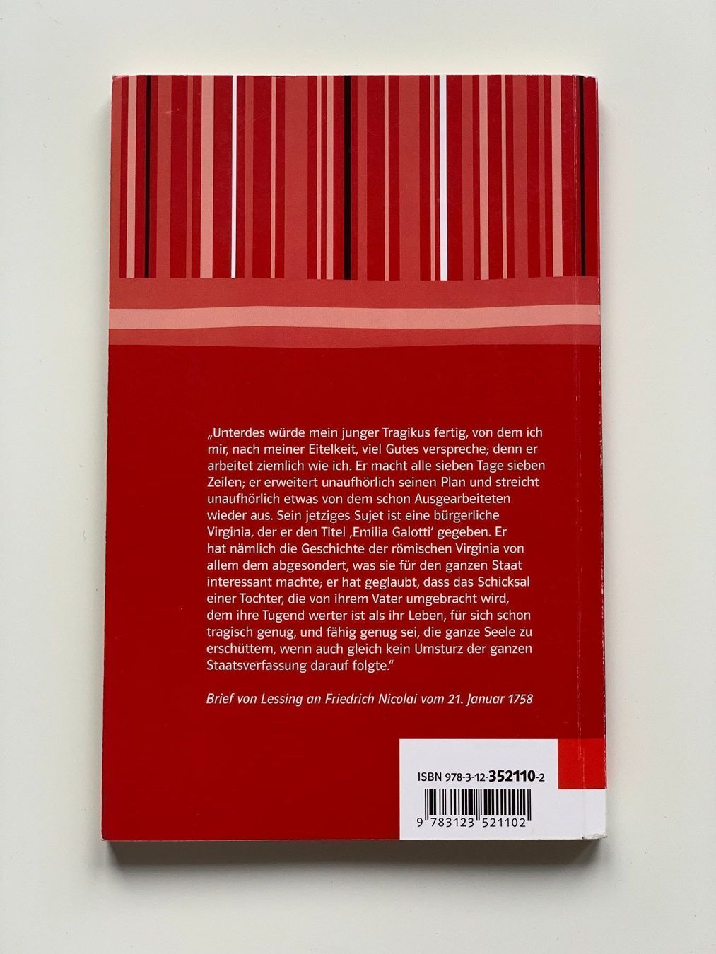 Bücher: Emilia Galotti – Gebraucht aus Regensdorf von TedK 1