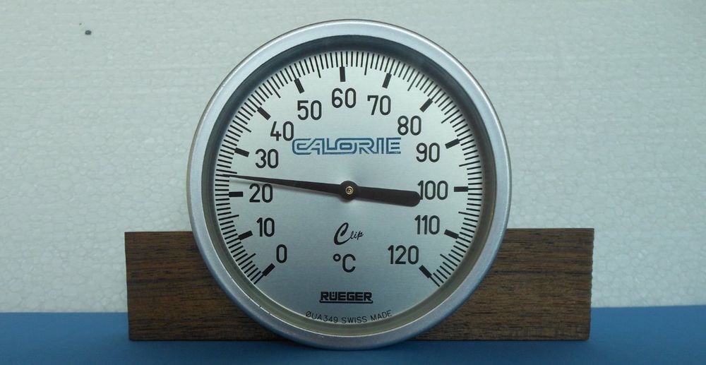 Thermomètre bimétallique à aiguille, Calorie, de RüEGER SA | Kaufen auf ...