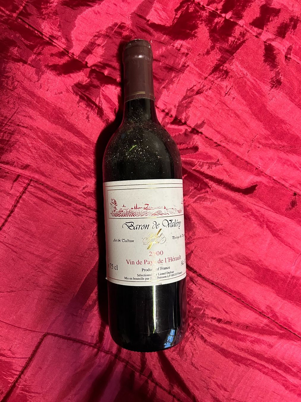 Vino: Rotwein Baron de Valéry 2000 / Kellerräumung – Nuovo (secondo la descrizione) da Aadorf venduto da gico03 2