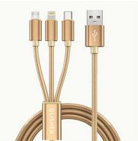 NEUES USB C Ladekabel Gold 2m lang - 226134