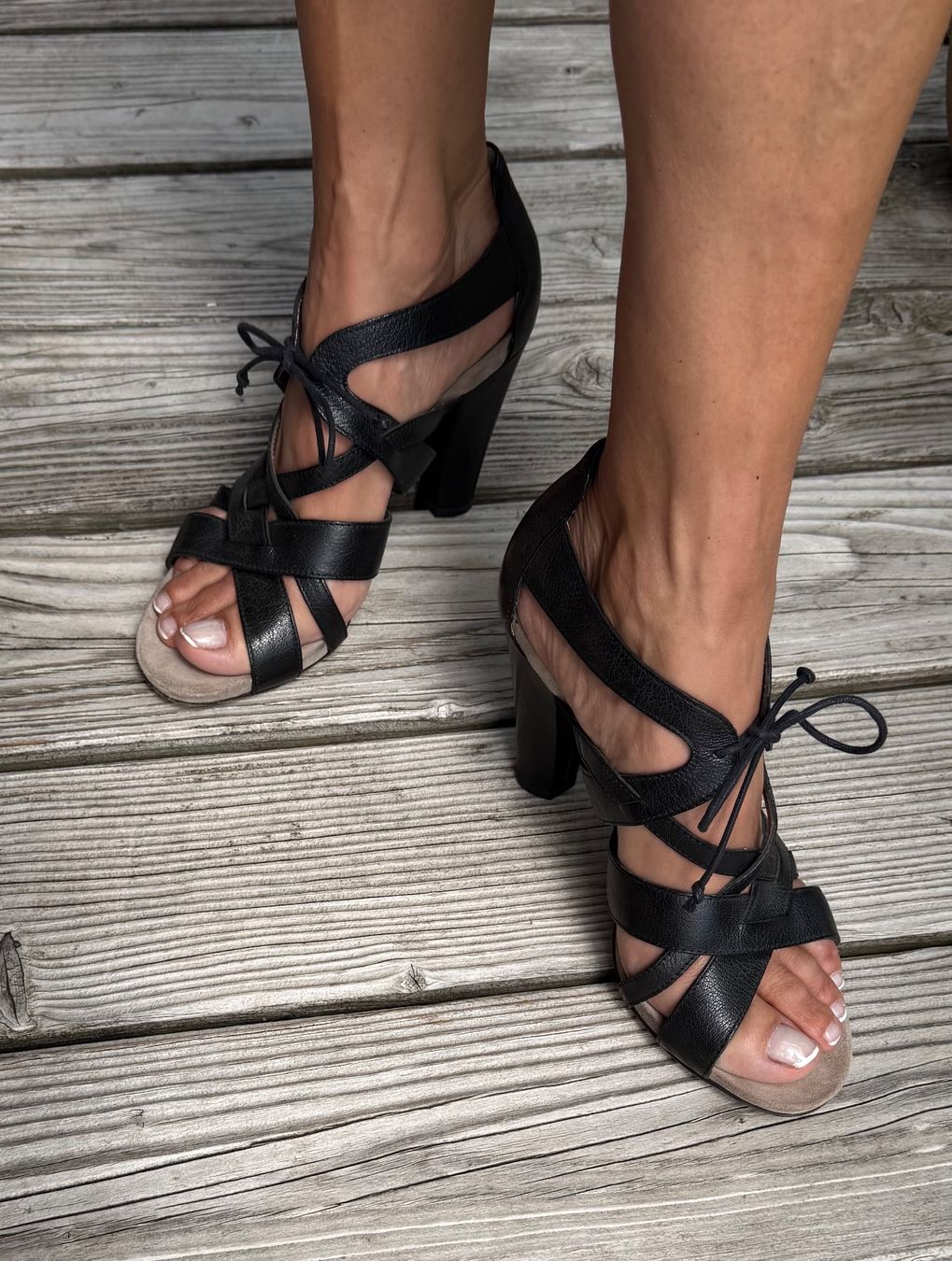 Damenschuhe: janet & janet pumps - grösse 38 leder schwarz NEUE BILDER!! – Gebraucht aus amden von horizontblau01