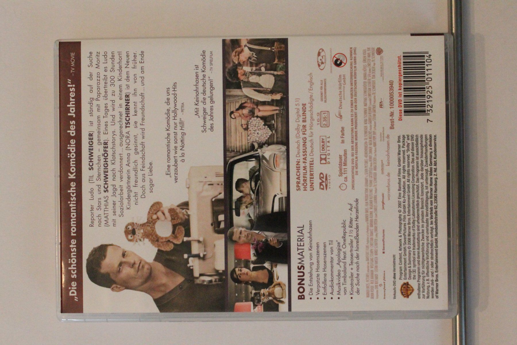 Tutti i DVDs: Keinohrhasen – Usato da Grenchen venduto da Manuel.We 1