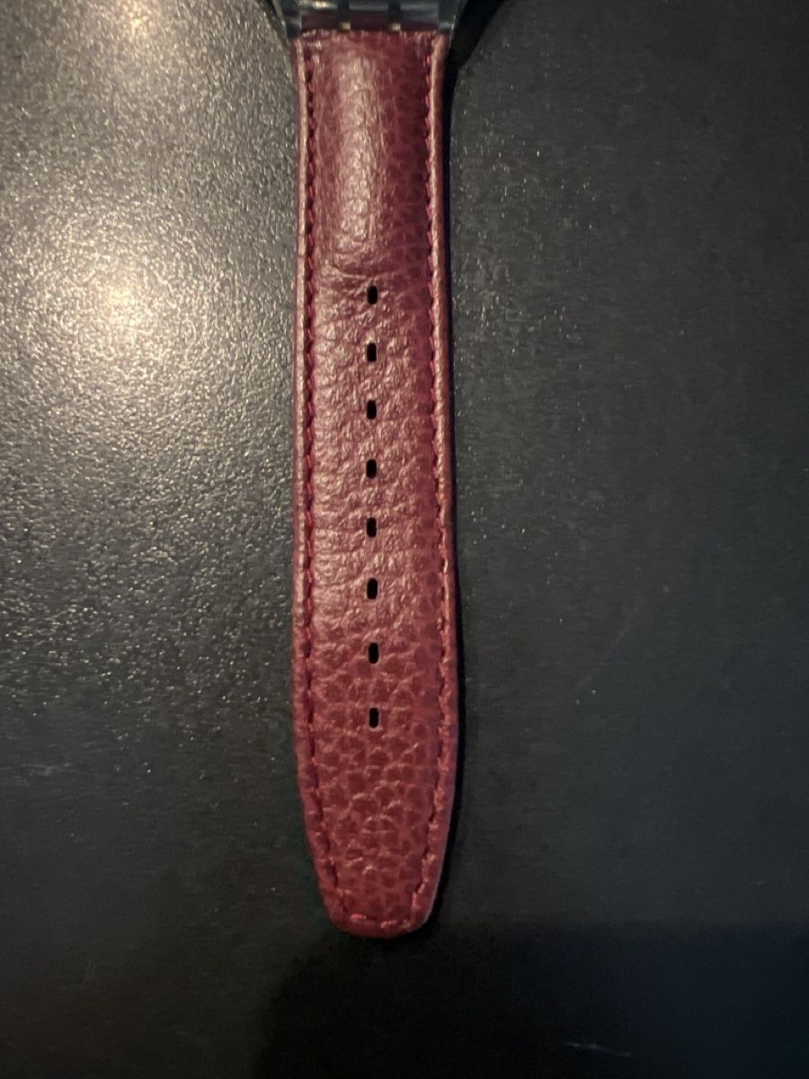 Swatch Orologi: Swatch Automatic (SAM100) Rubin - 1. Version – Nuovo e nell'imballaggio originale da Künten venduto da Spike17 4