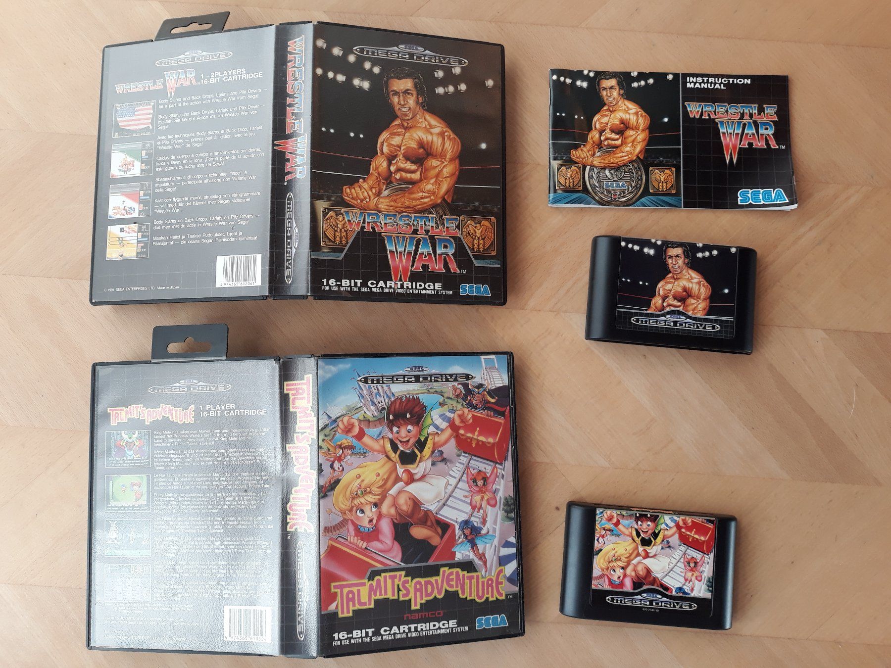 Sega Konsolen: Sega Mega Drive mit Master System Converter und 17 Games – Gebraucht aus Münsingen von Jedi909 2