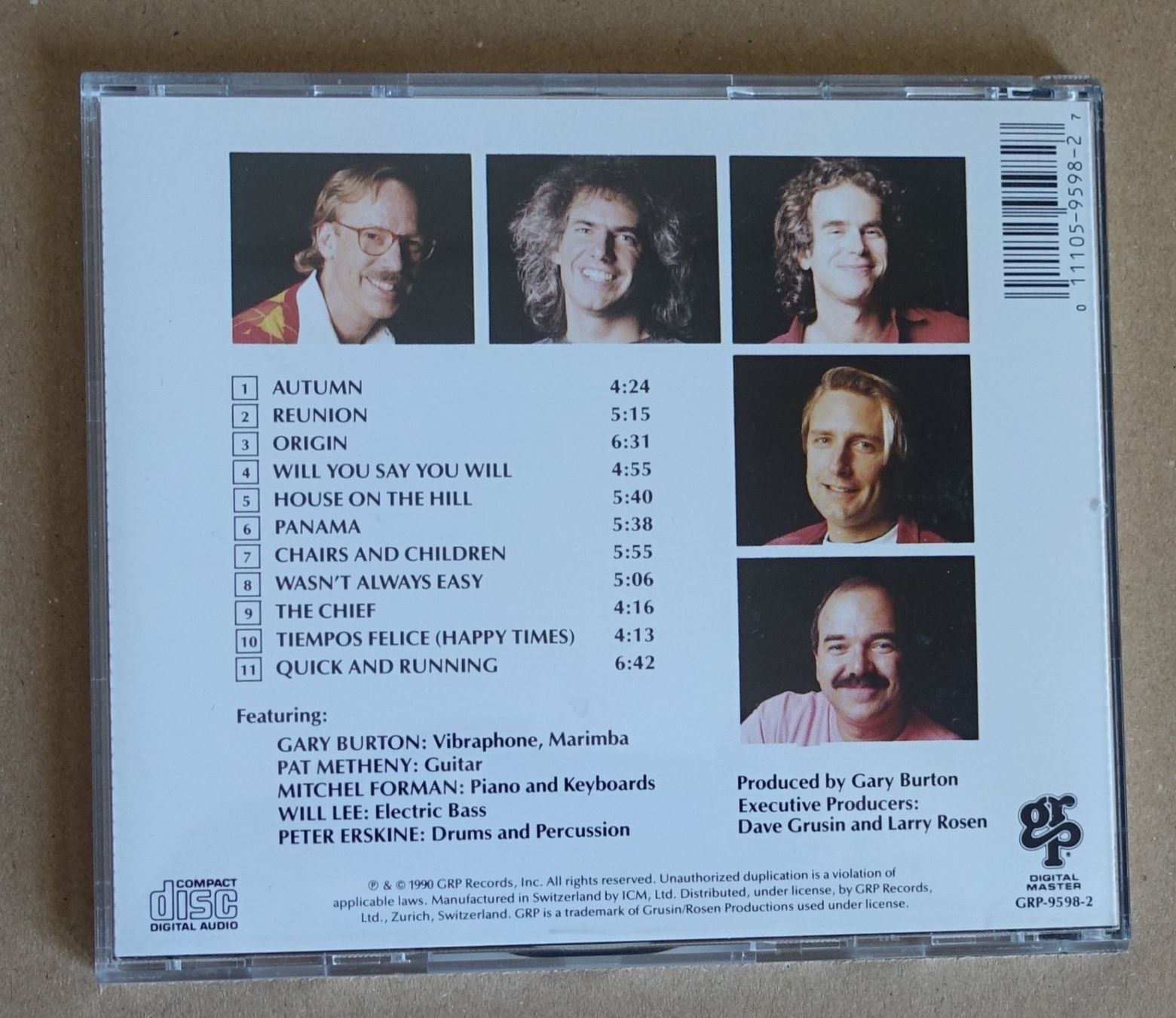 CD: Gary Burton – Reunion - D13 – Usato da Sessa venduto da discoverymedia 1