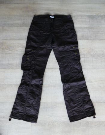 Cargohose Baumwolle, braun, Gr. 38