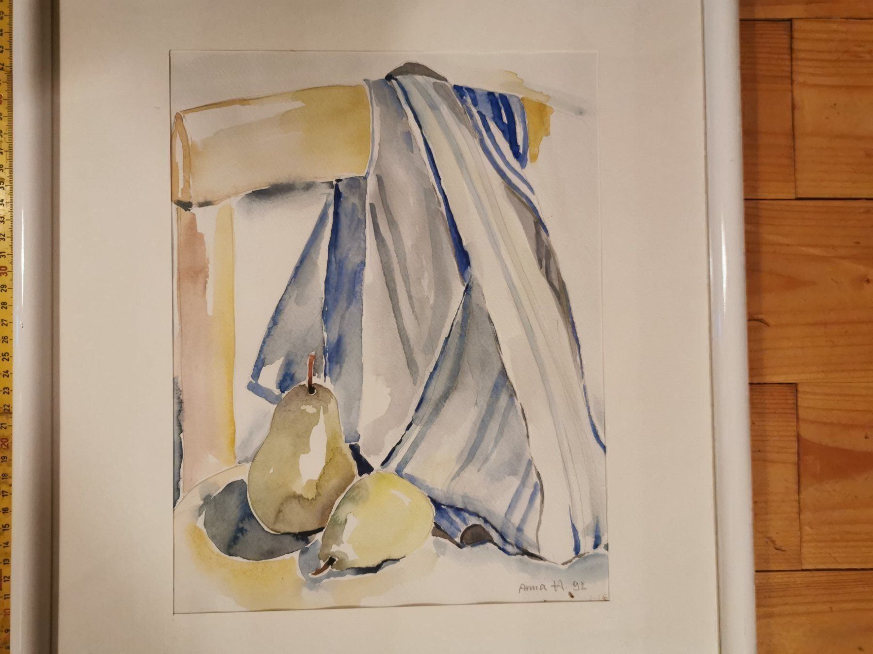 Gemälde: Aquarell Stilleben Original Malerei – Gebraucht aus Berneck von Hansi_Muenz 1